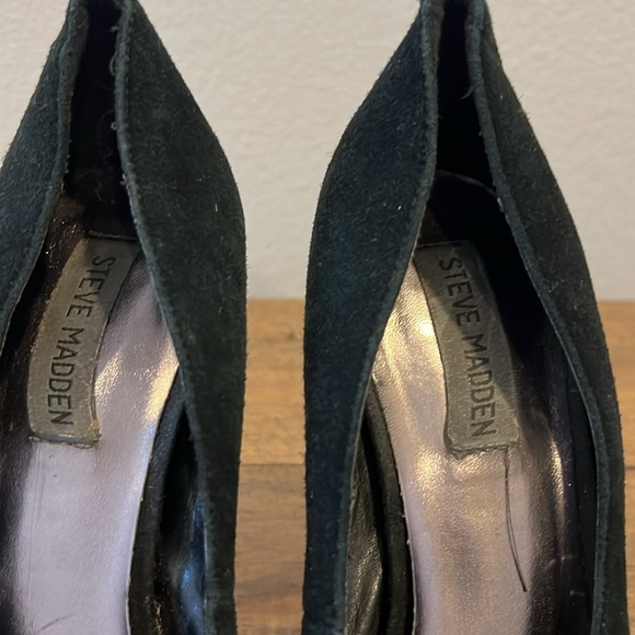 Steve Madden Caryssa black suede pump size 8 - Picture 3 of 7